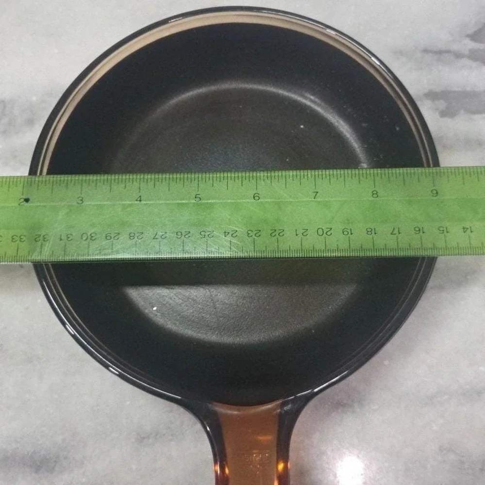 Corning‎ Vision Amber Frying Skillet, Teflon Non Stick Pan, Replacement Cookware
